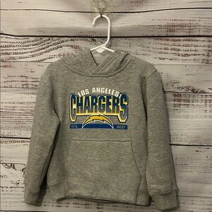 Los Angeles Chargers Kids Gray Hoodie size 4